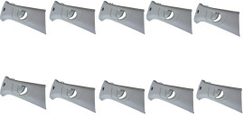 Kit C/10 Acabamento Coluna Direito C/ Regulagem Cinto Jetta